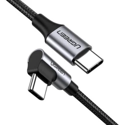 Кабель интерфейсный UGREEN US255 USB-C to Angled USB2.0-C 50123