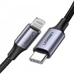 Кабель интерфейсный UGREEN US304 Lightning To Type-C 2.0 Male Cable 2M 70525