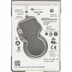 Жесткий диск Seagate BarraCuda ST2000LM007 HDD (классические), 2 ТБ, 2.5 дюйма, SATA
