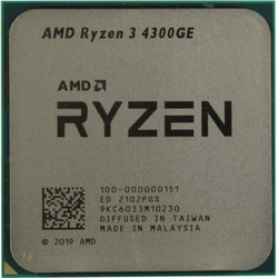 Процессор AMD Ryzen 3 4300GE EM7010JCY23JBD 3.5 ГГц, 4 МБ, OEM