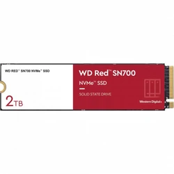 Жесткий диск Western Digital SSD Red SN700 NVMe for NAS WDS200T1R0C SSD (твердотельные), 2 ТБ, M.2, PCIe