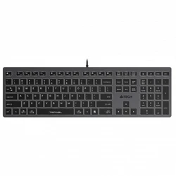 Клавиатура A4Tech FX60H GREY/WHITE Проводная, USB