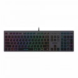 Клавиатура A4Tech FX60H GREY/NEON Проводная, USB