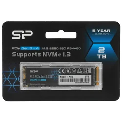 Жесткий диск Silicon Power P34A60 SP002TBP34A60M28 SSD (твердотельные), 2 ТБ, M.2, PCIe
