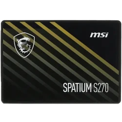 Внутренний накопитель MSI SPATIUM S270 S78-440N070-P83 SSD (твердотельные), 240 ГБ, 2.5 дюйма, SATA