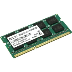 ОЗУ Foxline SODIMM 8GB 1600 DDR3L FL1600D3S11L-8G SO-DIMM, DDR3, 8 Гб, 1600 МГц
