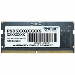 ОЗУ Patriot Signature PSD516G560081S SO-DIMM, DDR5, 16 Гб, 5600 МГц