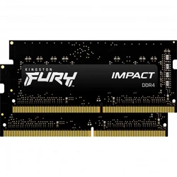ОЗУ Kingston Fury Impact KF556S40IBK2-64 SO-DIMM, DDR5, 64 Гб (2 х 32 Гб), 5600 МГц
