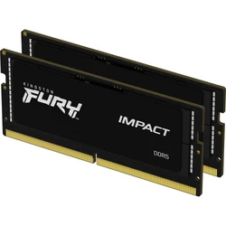 ОЗУ Kingston Fury Impact KF556S40IBK2-32 SO-DIMM, DDR5, 32 Гб (2 х 16 Гб), 5600 МГц
