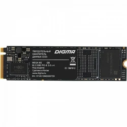 Внутренний накопитель Digma Mega M2 DGSM3512GM23T SSD (твердотельные), 512 ГБ, M.2, PCIe