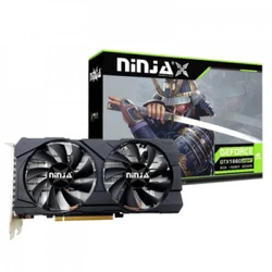 Видеокарта Ninja GTX 1660 SUPER PCIE (1408SP) NF166SF66F 6 ГБ