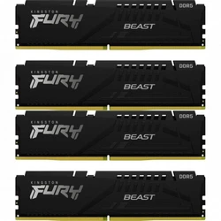 ОЗУ Kingston Fury Beast KF556C40BBK4-128 DIMM, DDR5, 128 Гб (4 х 32 Гб), 5600 МГц