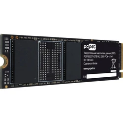 Жесткий диск PC Pet PCPS002T4 SSD (твердотельные), 2 ТБ, M.2, PCIe