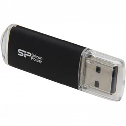 USB флешка (Flash) Silicon Power Ultima II Black SP064GBUF2M01V1K 64 ГБ