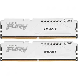 ОЗУ Kingston Fury Beast White KF560C36BWEK2-64 DIMM, DDR5, 64 Гб (2 х 32 Гб), 6000 МГц