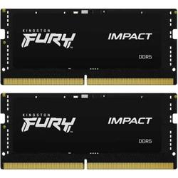ОЗУ Kingston Fury Impcat Black XMP KF564S38IBK2-32 SO-DIMM, DDR5, 32 Гб (2 х 16 Гб), 6400 МГц