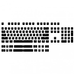 Аксессуар для ПК и Ноутбука SteelSeries PrismCAPS Black- US 60200