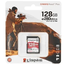 Флеш (Flash) карты Kingston Canvas React Plus V60 SDR2V6/128GB 128 ГБ