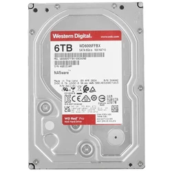 Жесткий диск Western Digital Red Pro 7200 WD6005FFBX HDD (классические), 6 ТБ, 3.5 дюйма, SATA