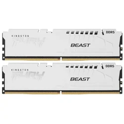 ОЗУ Kingston FURY Beast White KF556C40BWK4-128 DIMM, DDR5, 128 Гб (4 х 32 Гб), 5600 МГц