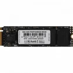 Внутренний накопитель AMD R3MP30480G8 SSD (твердотельные), 480 ГБ, M.2, PCIe