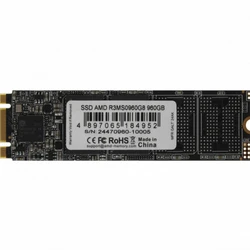Внутренний накопитель AMD R3MS0960G8 SSD (твердотельные), 960 ГБ, M.2, SATA