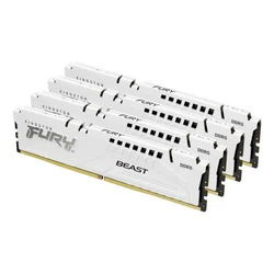ОЗУ Kingston FURY Beast White KF552C40BWK4-128 DIMM, DDR5, 128 Гб (4 х 32 Гб), 5200 МГц