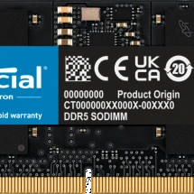ОЗУ Crucial CT16G56C46S5 DIMM, DDR5, 16 Гб, 5600 МГц