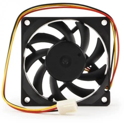 Система охлаждения Gembird Вентилятор 70x70x15, втулка, 3pin, провод 25см [D7015SM-3] (Для системного блока)