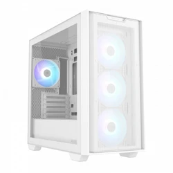 Корпус Asus A21 Plus TG ARGB White A21 PLUS TG ARGB WHITE Mini-Tower