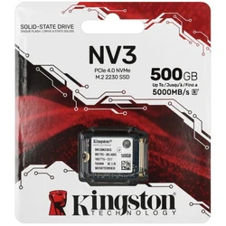 Внутренний накопитель Kingston NV3 SNV3SM3/500G SSD (твердотельные), 500 ГБ, M.2, PCIe