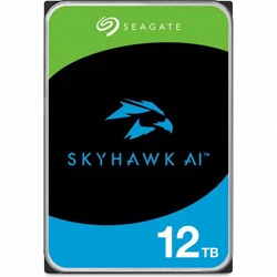 Жесткий диск Seagate HDD SkyHawk AI (ST12000VE003) HDD (классические), 12 ТБ, 3.5 дюйма, SATA