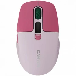 Мышь Canyon MW-26 LCD Silent Dual Mode Wireless Pink CNS-CMSW26P