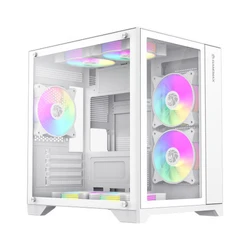 Корпус GameMax Infinity Mini 7 ARGB Fans + Controller White 9101-0000R00190 Mini-Tower