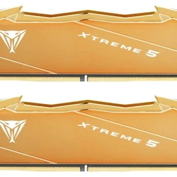 ОЗУ Patriot Viper Xtreme 5 Aurum VXA532G8038K DIMM, DDR5, 32 Гб (2 х 16 Гб), 8000 МГц
