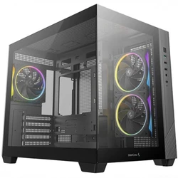 Корпус Deepcool CG330 3F Black R-CG330-BKNGM3-G Mini-Tower