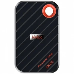 Внешние накопители Netac NT01NV3000Q-2T0-E4 NT01ZX20II-2T0-32BK 2 ТБ, Разъём USB Type-C