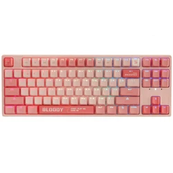 Клавиатура A4Tech Bloody S87 Energy PINK S87 USB ENERGY PINK Проводная, USB
