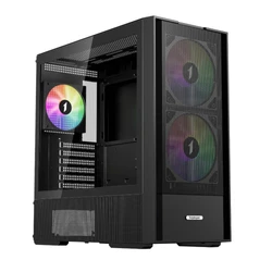 Корпус 1STPLAYER AU7 Black AU7-BK-2FA7-14-2FA7R-1FA7 Mid-Tower