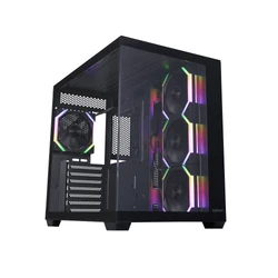 Корпус 1STPLAYER BV7 Black BV7-BK-3FH7R-1FH7 Mid-Tower