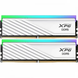 ОЗУ ADATA Lancer Blade RGB AX5U5600C4616G-DTLABRWH DIMM, DDR5, 32 Гб (2 х 16 Гб), 5600 МГц