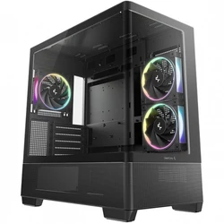 Корпус Deepcool CG380U 3F Black R-CG380U-BKAGM3-G Mini-Tower