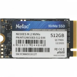 Жесткий диск Netac NT01NV30ES-512-E4X SSD (твердотельные), 512 ГБ, M.2, PCIe