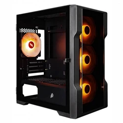 Корпус 1STPLAYER TRILOBITE T3-G ARGB T3-G-BK-4F7 Mini-Tower
