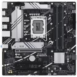 Материнская плата Asus PRIME B760M-A-CSM B760 90MB1EK0-M1EAYC Micro-ATX, LGA 1700