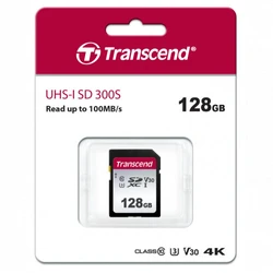 Флеш (Flash) карты Transcend SDXC Class 10 UHS-I U3 TS128GSDC300S 128 ГБ