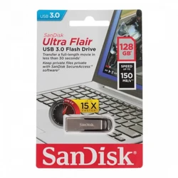 USB флешка (Flash) SanDisk CZ73 Ultra Flair SDCZ73-128G-G46B 128 ГБ