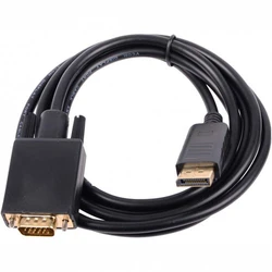 Кабель интерфейсный VCOM DisplayPort - VGA 1.8м CG607-1.8M