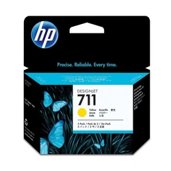 Струйный картридж HP 711 упаковка из 3шт. желтые CZ136A
