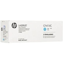 Картридж для плоттеров HP 410X CF411XC голубой для HP LJ Pro M452/M477